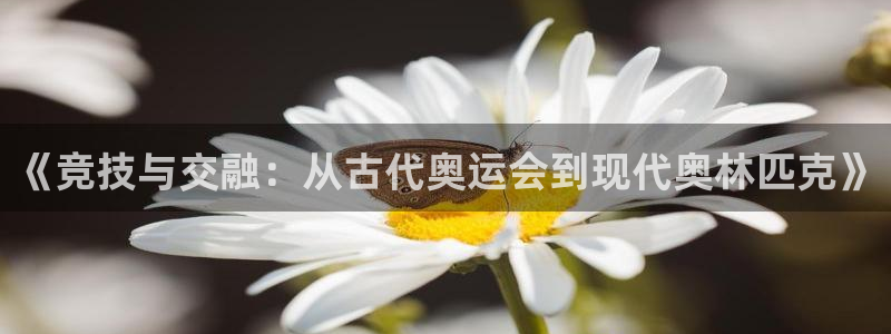 风速体育是正规公司吗：《竞技与交融：从古代奥运会到现代奥林匹克》